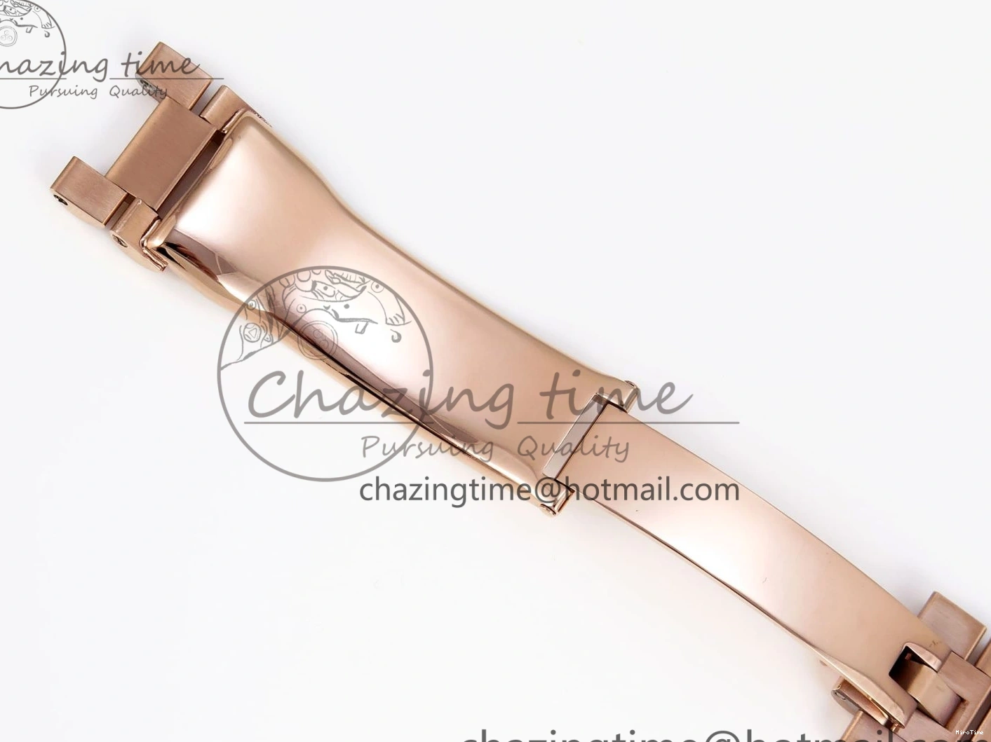 MiroTime 0413 Sophisticated Day Date 36 RG RAF 1:1 Best Edition Green Stone Dial on RG Bracelet A 1846